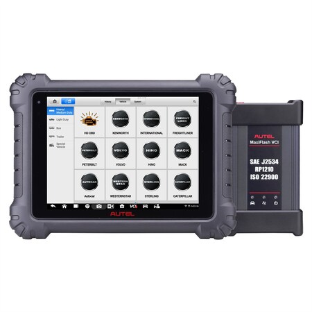 Autel Advanced Commercial Vehicle Diagnostics Tablet with wireless J2534 VCI AULMS909CV